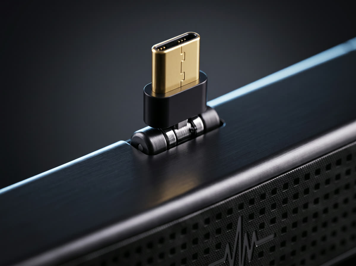 USB-C-Scharnier, vergoldet